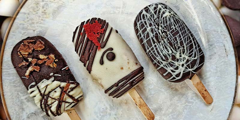 picolés skimo de chocolate